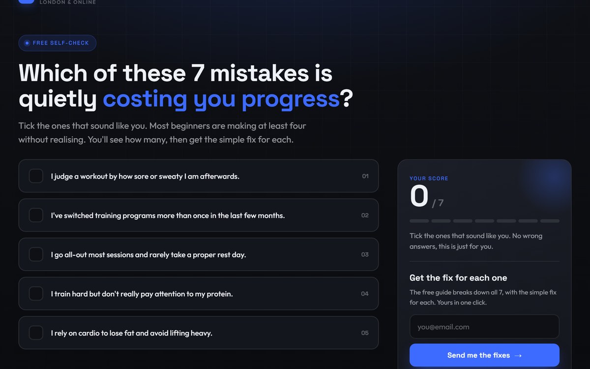 Interactive self-assessment